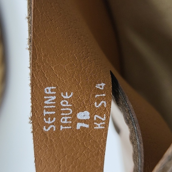 1136- Earthies Setina Wedges Sandals Size 7 - Picture 11 of 11